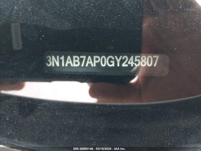 Nissan SENTRA SV 2016 3N1AB7AP0GY245807 Image 9