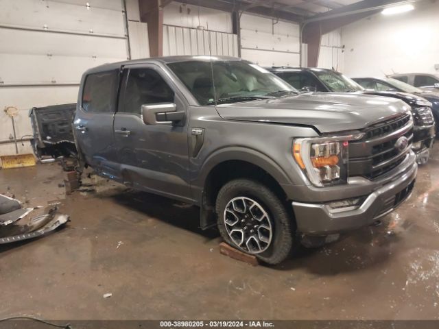Auction sale of the 2021 Ford F-150 Lariat, vin: 1FTFW1E8XMFB79924, lot number: 38980205