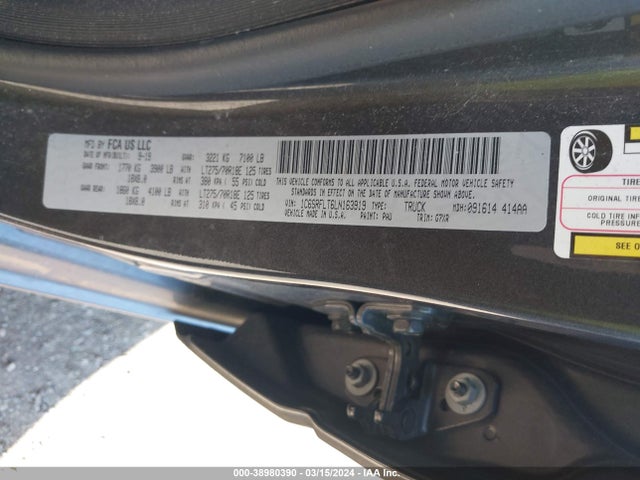 RAM 1500 Rebel  4x4 5'7 Box 2020 1C6SRFLT6LN163919 Image 9