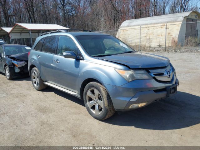 Auction sale of the 2007 Acura Mdx Sport Package, vin: 2HNYD28837H504085, lot number: 38980545