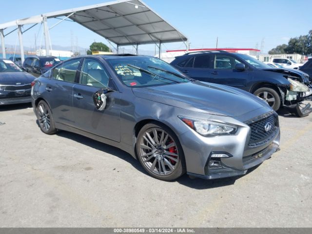 Auction sale of the 2021 Infiniti Q50 Red Sport 400, vin: JN1FV7DP9MM850660, lot number: 38980549