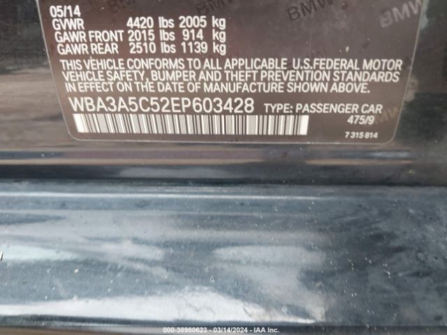 WBA3A5C52EP603428 BMW 328I