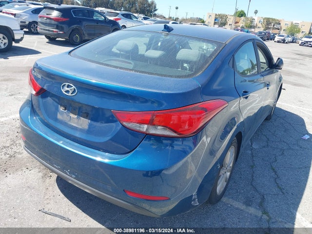 Hyundai ELANTRA SE 2016 KMHDH4AE3GU569614 Image 4