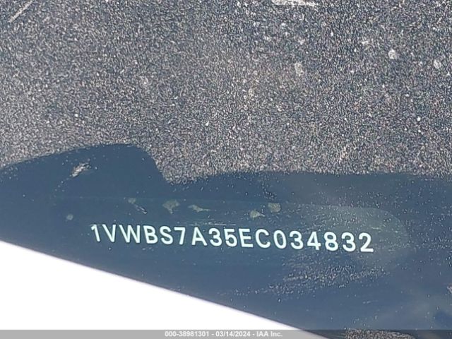 1VWBS7A35EC034832 Volkswagen Passat 1.8t Se