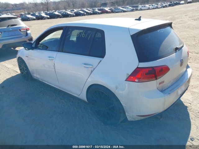 3VW5T7AU5FM014891 Volkswagen Golf Gti 2.0t Se 4-door