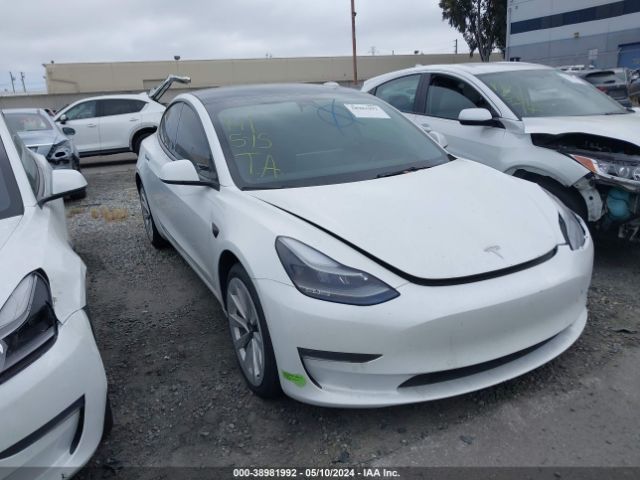 Aukcja sprzedaży 2022 Tesla Model 3 Long Range Dual Motor All-wheel Drive, vin: 5YJ3E1EB4NF267911, numer aukcji: 38981992