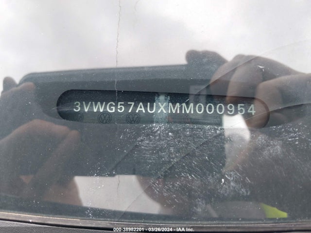 3VWG57AUXMM000954 Volkswagen Golf 1.4t Tsi