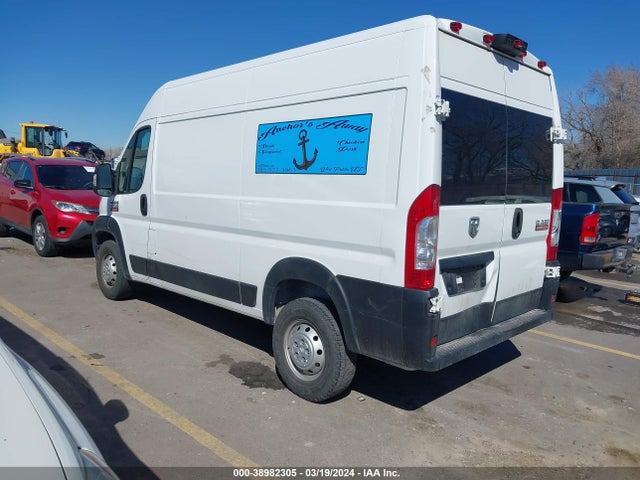 3C6TRVBG9LE122787 RAM Promaster 1500 High Roof 136 Wb