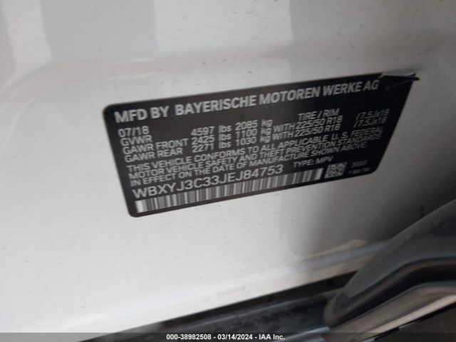 WBXYJ3C33JEJ84753 BMW X2 Sdrive28i
