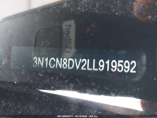 Nissan Versa S Xtronic Cvt 2020 3N1CN8DV2LL919592 Image 9