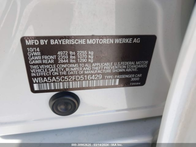 WBA5A5C52FD516429 BMW 528I