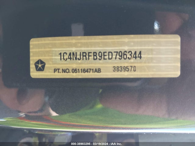 1C4NJRFB9ED796344 Jeep Patriot Latitude