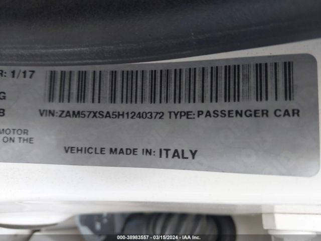 ZAM57XSA5H1240372 Maserati Ghibli