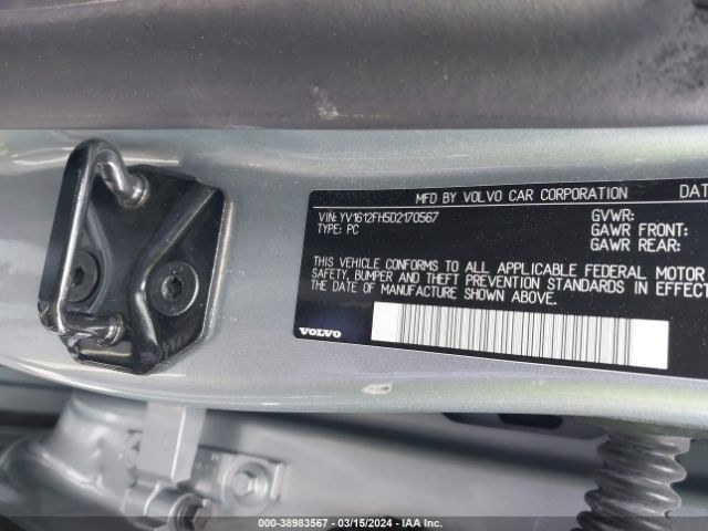 2013 VOLVO S60 YV1612FH5D2170567 Photo 8
