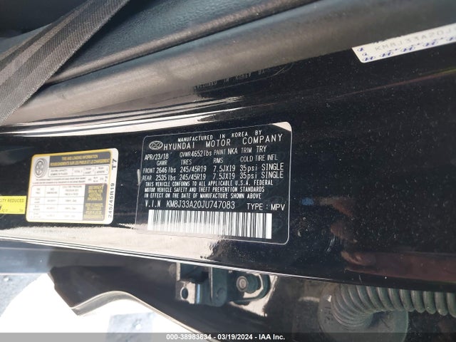 Hyundai Tucson Value 2018 KM8J33A20JU747083 Image 9