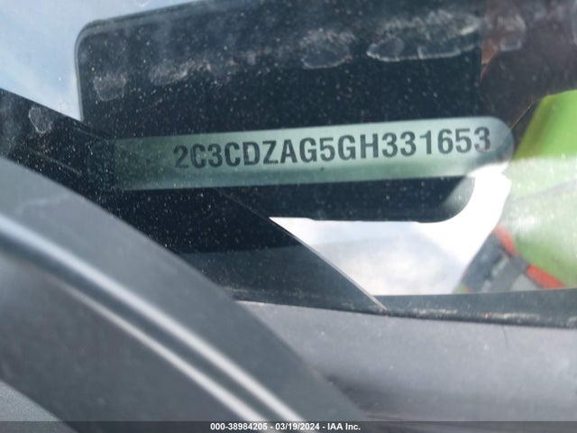 Dodge Challenger Sxt 2016 2C3CDZAG5GH331653 Image 9