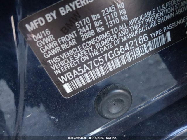 WBA5A7C57GG642166 BMW 528i Xdrive