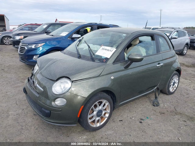 2012 FIAT 500 3C3CFFAR0CT196593 Photo 1