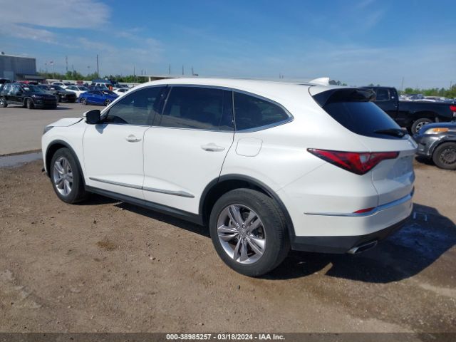 5J8YD9H39NL007921 Acura Mdx Standard
