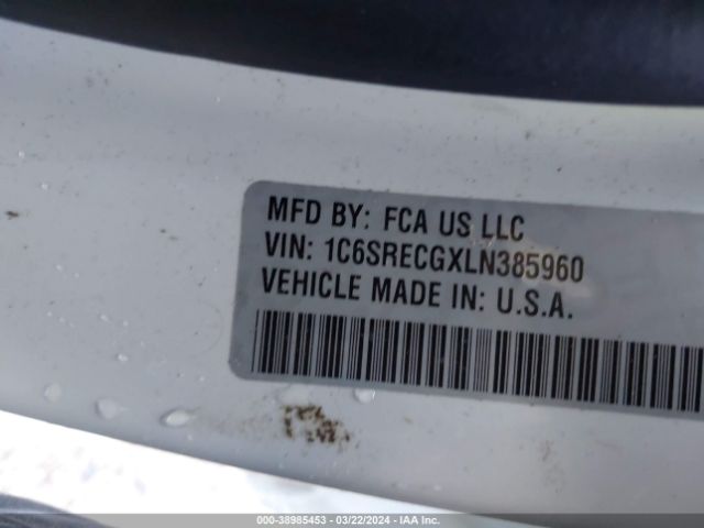 2020 RAM 1500 1C6SRECGXLN385960 Photo 8