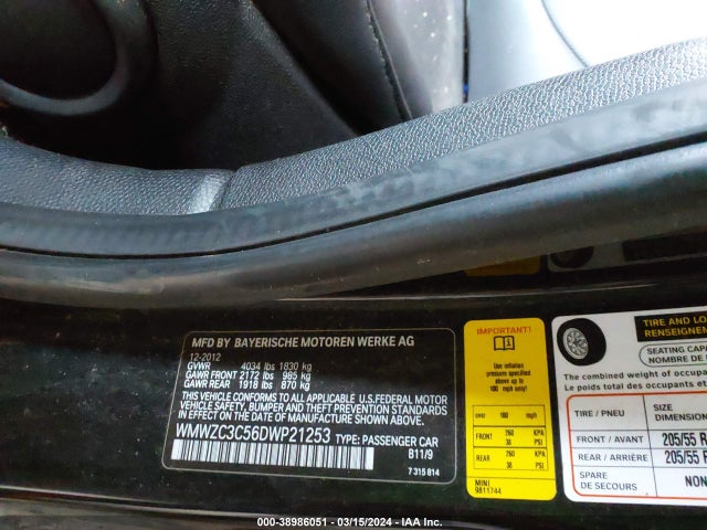 2013 MINI COUNTRYMAN WMWZC3C56DWP21253 Photo 8