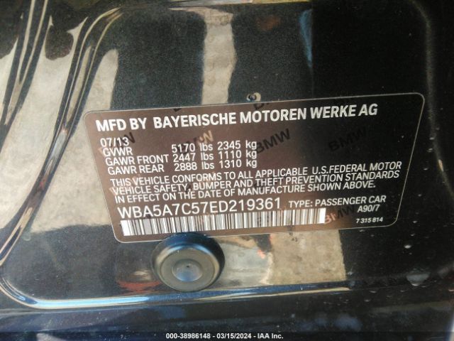 WBA5A7C57ED219361 BMW 528i Xdrive