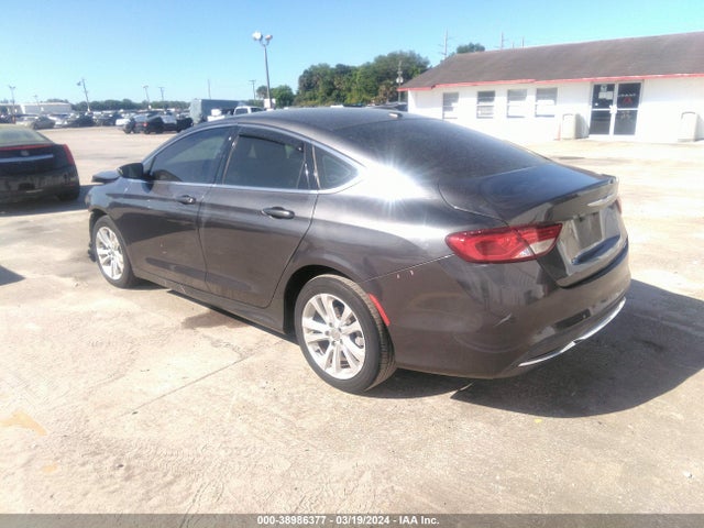 2016 Chrysler 200 Limited მანქანა იყიდება აუქციონზე, vin: 1C3CCCAB0GN142680, აუქციონის ნომერი: 38986377