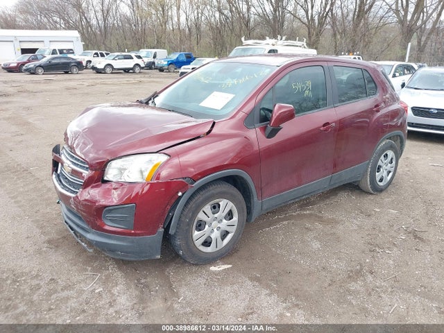 Chevrolet Trax 1ls 2016 3GNCJKSB0GL280284 Image 2