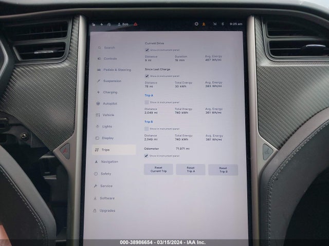 Tesla Model S 100d/75d/p100d 2018 5YJSA1E25JF275467 Image 7