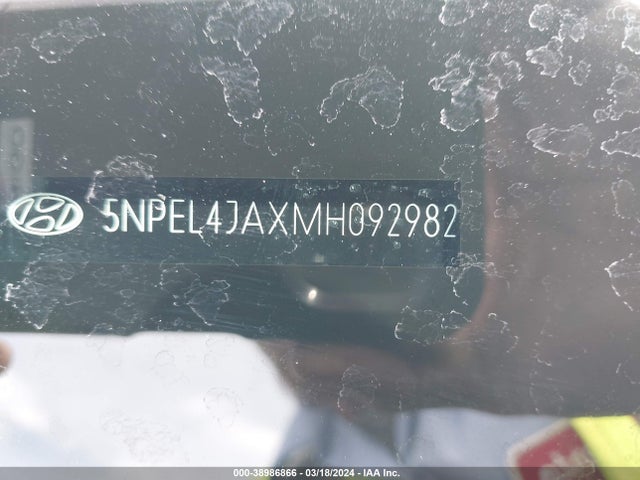 Hyundai SONATA SEL 2021 5NPEL4JAXMH092982 Image 9
