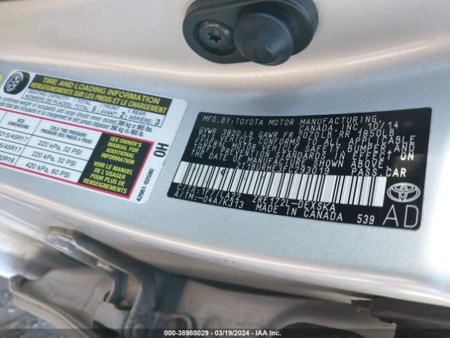 2T1BURHE3FC293019 Toyota Corolla