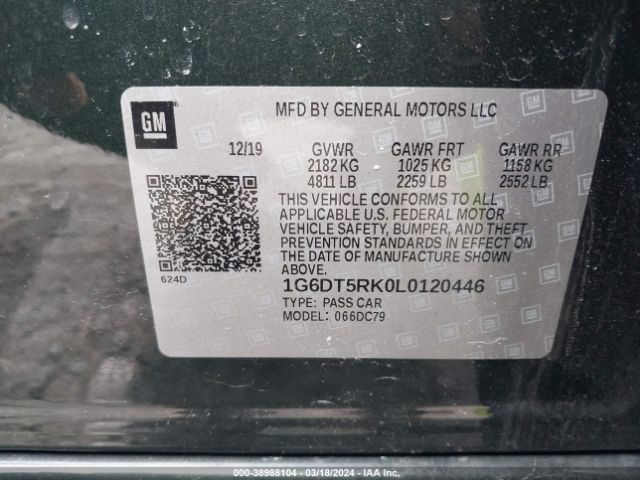 1G6DT5RK0L0120446 Cadillac Ct5 Premium Luxury