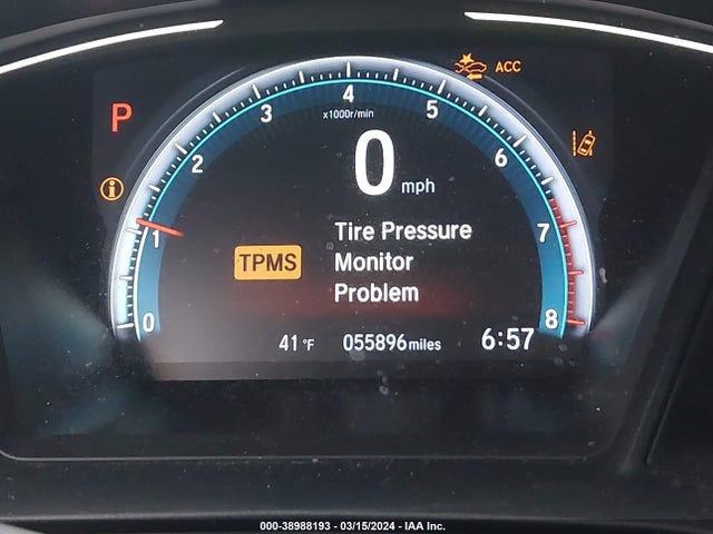 Honda Civic Lx 2019 2HGFC2F68KH511447 Image 7