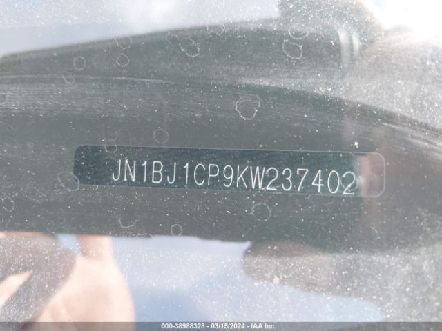 JN1BJ1CP9KW237402 Nissan Rogue Sport Sl