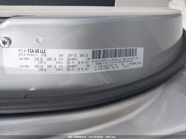 2C4RC1DG3LR172013 Chrysler Voyager Lxi