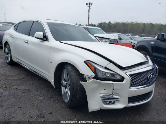 Auction sale of the 2019 Infiniti Q70l 3.7 Luxe, vin: JN1BY1PP6KM680074, lot number: 38988572
