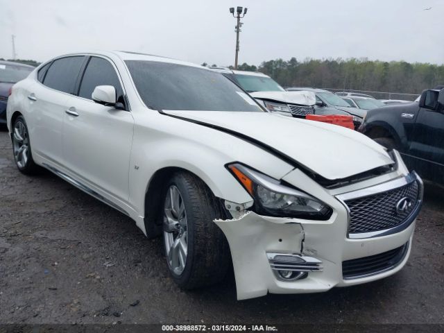 2019 Infiniti Q70l 3.7 Luxe მანქანა იყიდება აუქციონზე, vin: JN1BY1PP6KM680074, აუქციონის ნომერი: 38988572