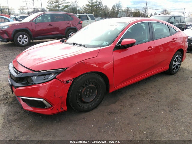 Honda Civic Lx 2019 2HGFC2F62KH577315 Image 2