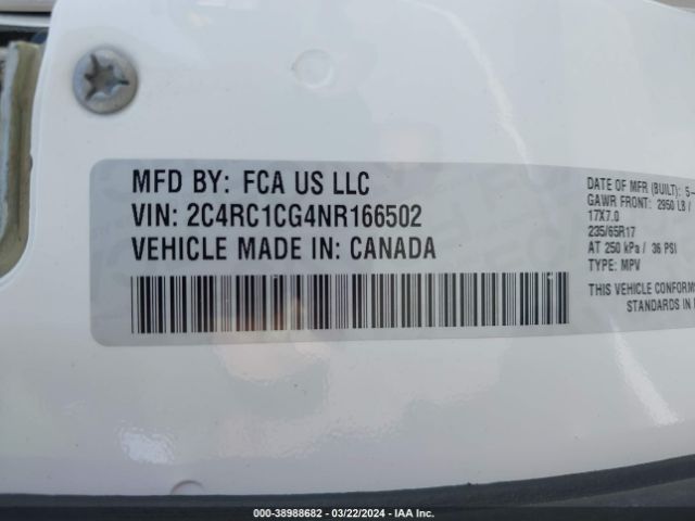2C4RC1CG4NR166502 Chrysler Voyager Lx
