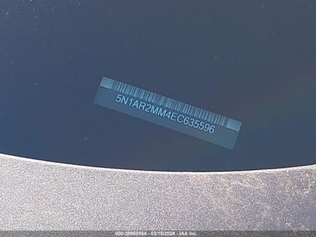 5N1AR2MM4EC635596 Nissan Pathfinder Sv