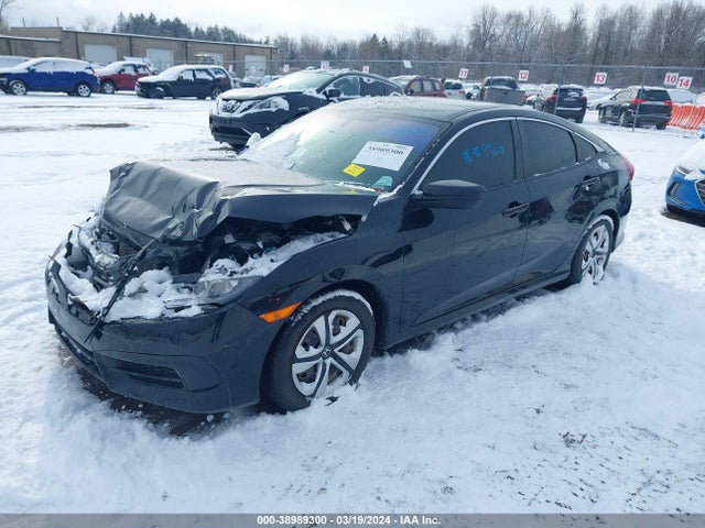 Honda Civic Lx 2018 2HGFC2F57JH581107 Image 2