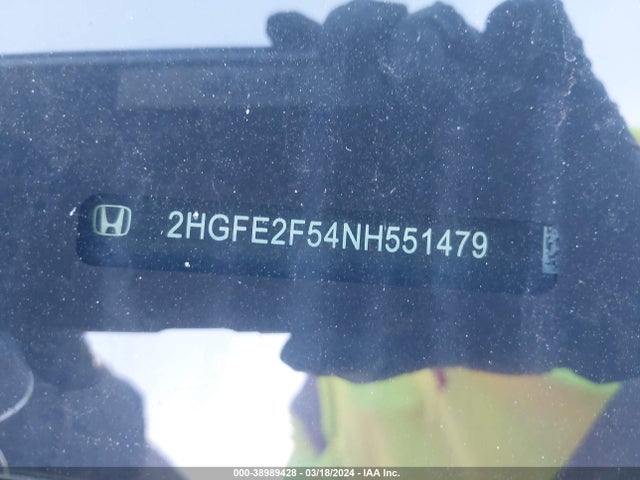 Honda Civic Sport 2022 2HGFE2F54NH551479 Image 9