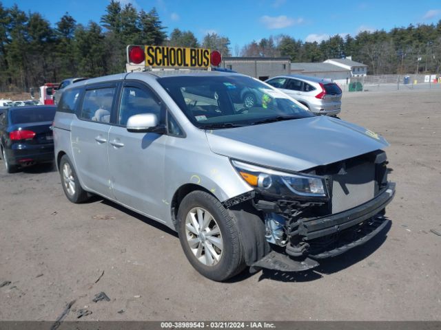 2016 Kia Sedona L მანქანა იყიდება აუქციონზე, vin: KNDMA5C16G6173092, აუქციონის ნომერი: 38989543