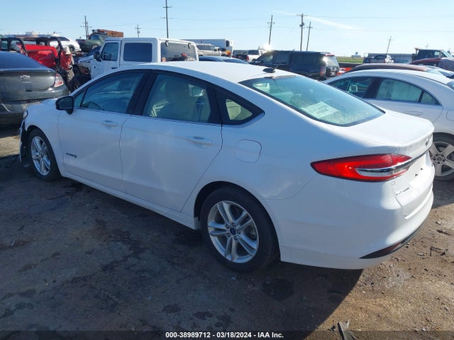 Ford Fusion Hybrid S 2018 3FA6P0UU4JR122385 Image 3