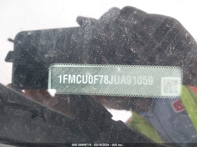 Ford ESCAPE S 2018 1FMCU0F78JUA91059 Image 9