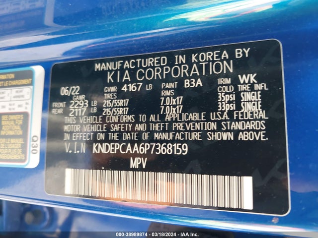 KIA Seltos Lx 2023 KNDEPCAA6P7368159 Image 9