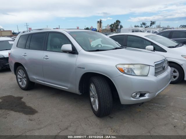 Auction sale of the 2009 Toyota Highlander Hybrid Limited, vin: JTEEW44A692031488, lot number: 38990177