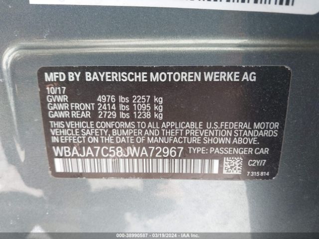 WBAJA7C58JWA72967 BMW 530i Xdrive