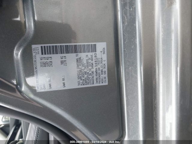 1N4BL4EW9RN348180 Nissan Altima Sl Intelligent Awd