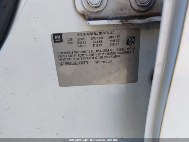 1G11E5SL5EU130777 Chevrolet MALIBU 2LT